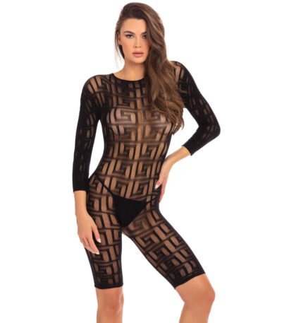 René Rofé Bodystocking Black (S/M)