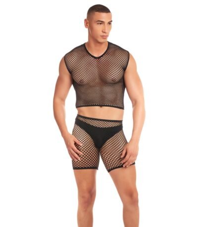 Rainbow Party Underwear Set Black S/M