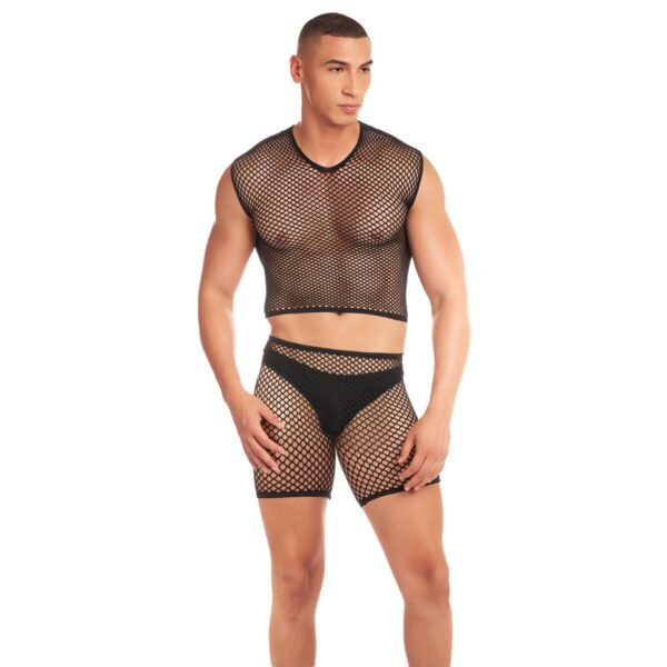 Rainbow Party Underwear Set Black S/M