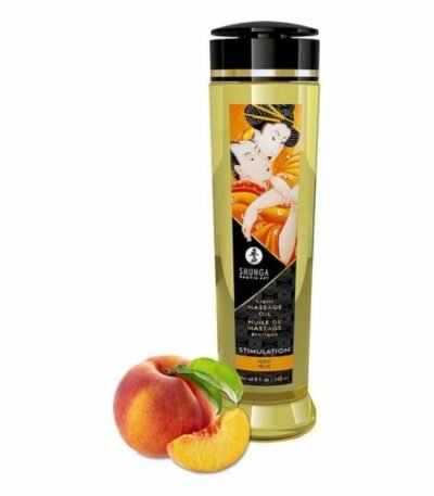 Shunga Erotic Massage Oil Stimulation Peach (240 ml)