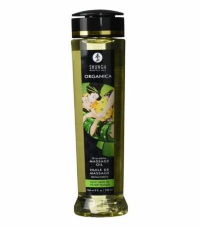 Shunga Massage Oil Organic Erotic Green Tea Exotic (240 ml)