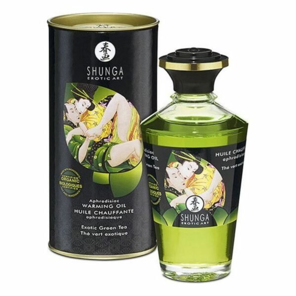 Shunga Erotic Massage Oil 100 ml Green Tea