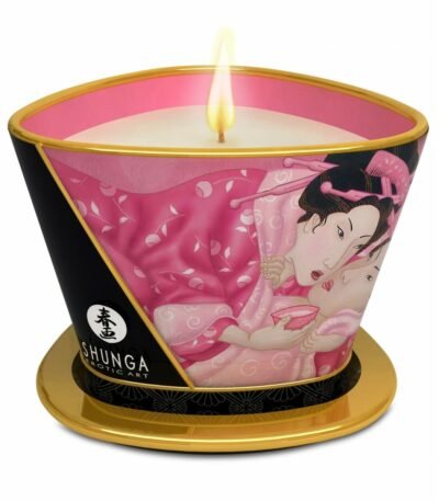 Shunga Massage Candle 8401300 Roses 170 ml