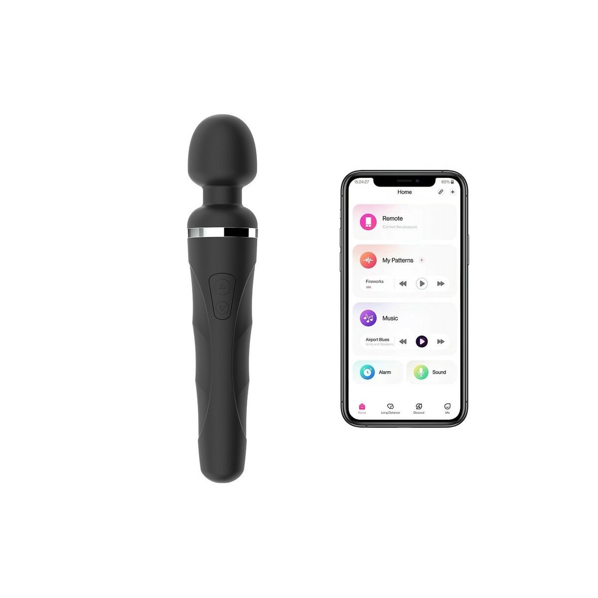 Lovense Wand Massager 728360599674 Black