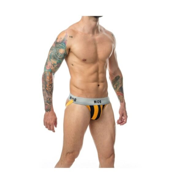 Mob Eroticwear Thong Black Orange S