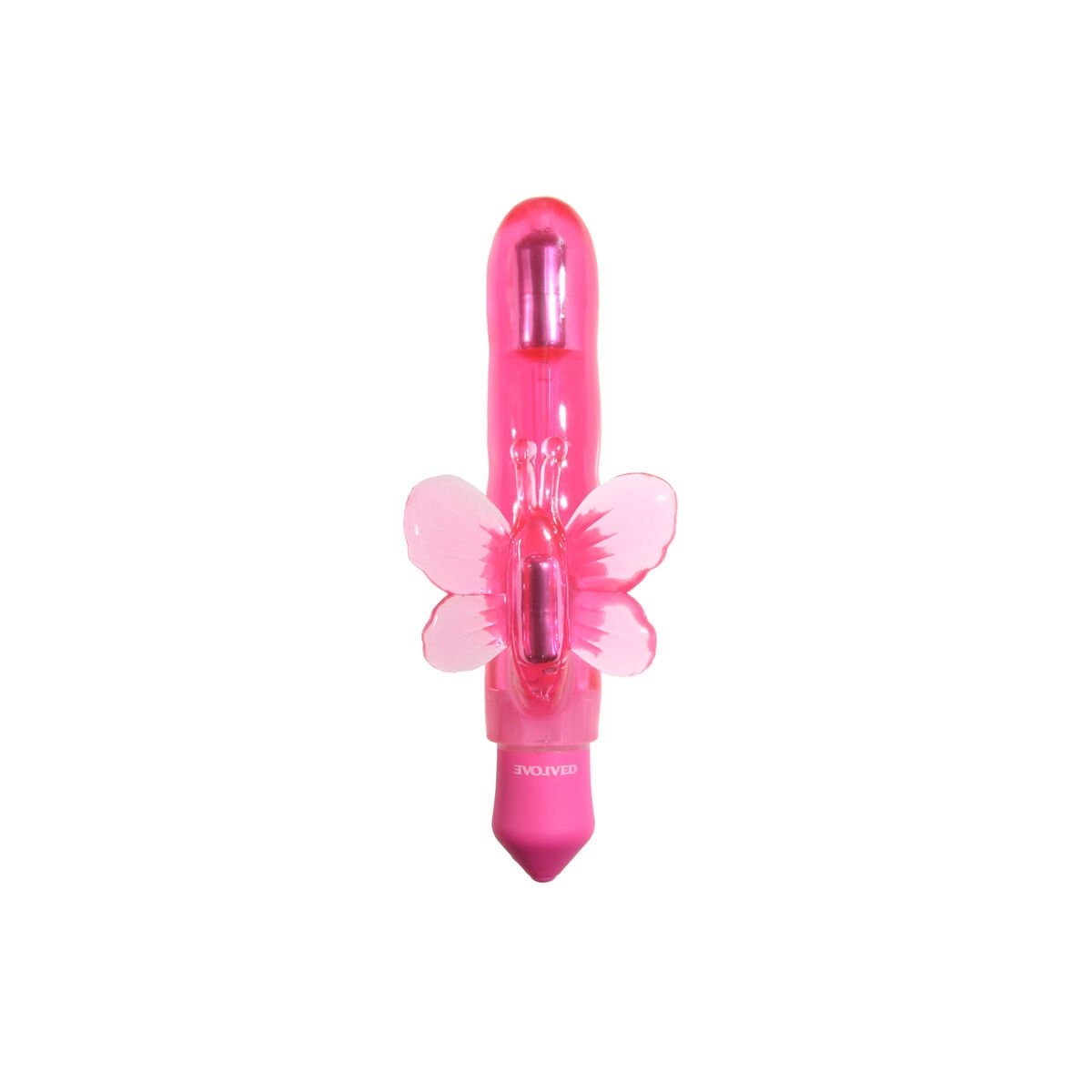 Evolved G-Spot Vibrator Slenders Flutter Pink Butterfly