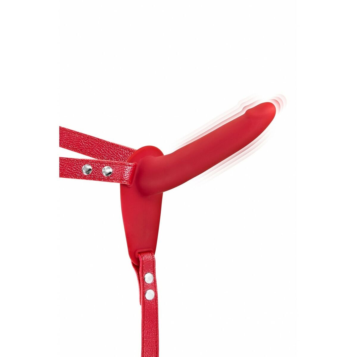 Fetish Tentation Strap-On Dildo Red Silicone