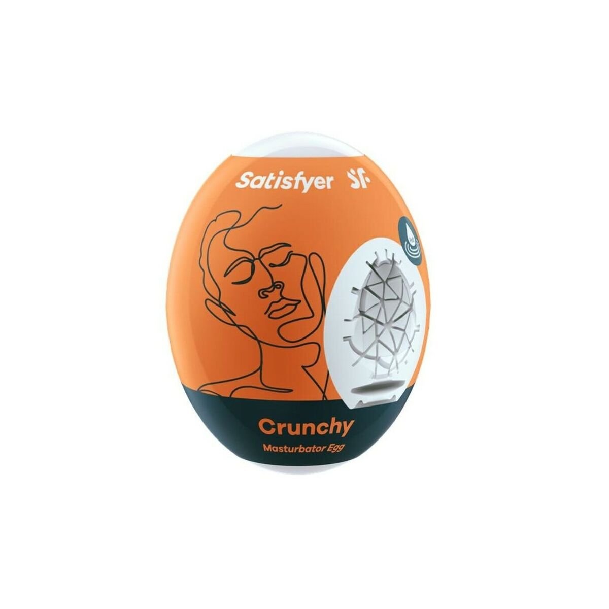 Satisfyer Masturbation Egg Crunchy Orange