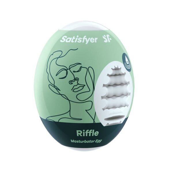 Satisfyer Masturbation Egg Riffle Green