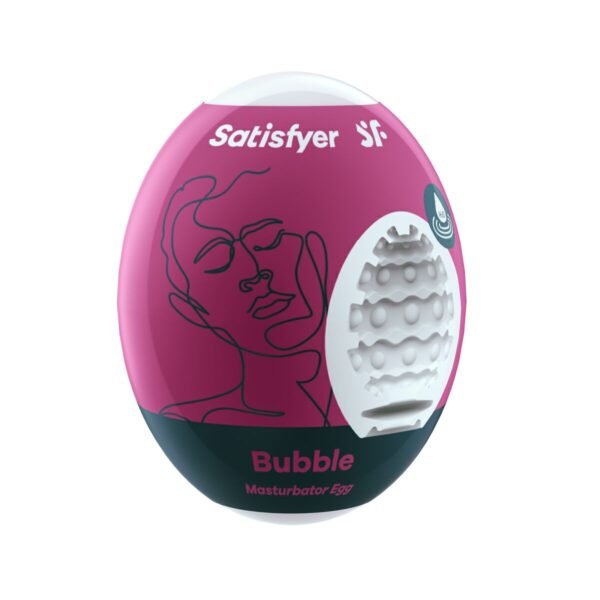 Satisfyer Masturbation Egg Bubble Hydro Active Cherry