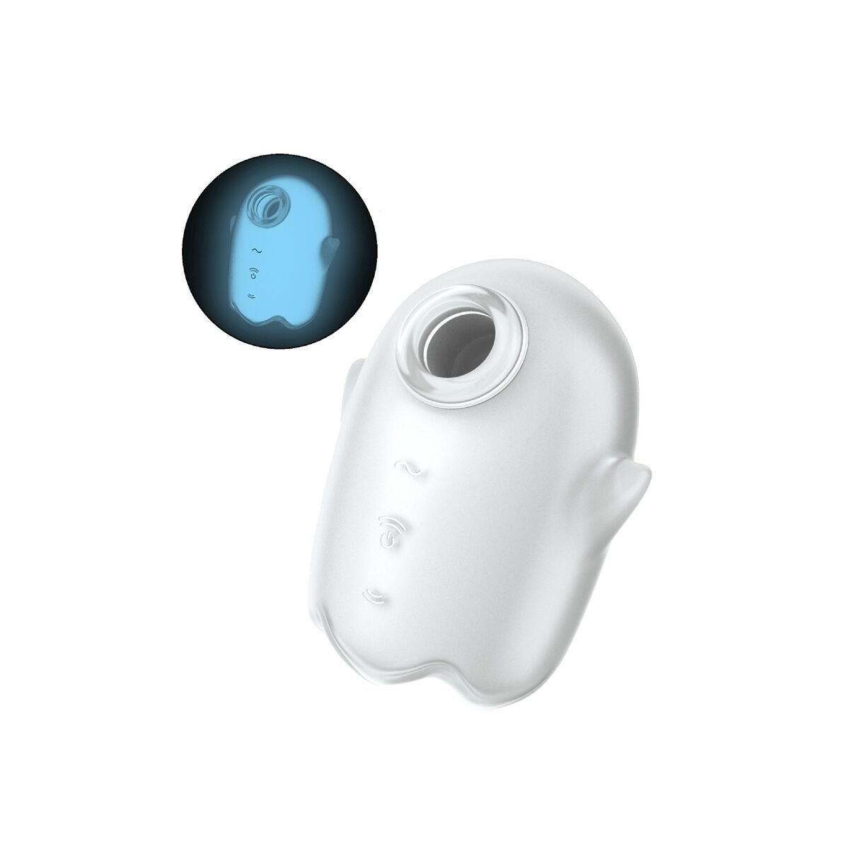 Satisfyer Clitoris Suction Stimulator Glowing Ghost White