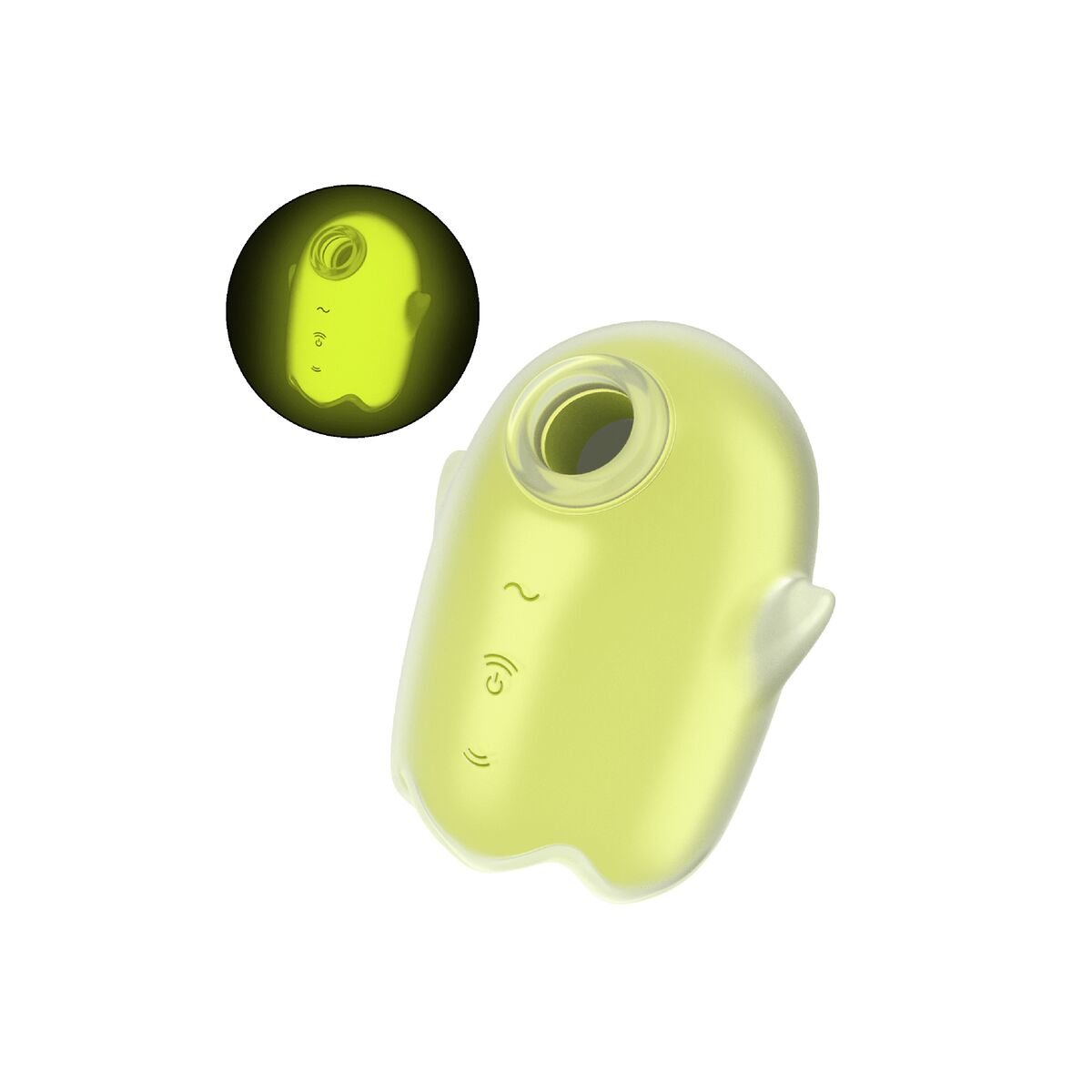 Satisfyer Clitoris Suction Stimulator Glowing Ghost Yellow