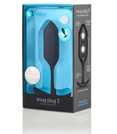 B-Vibe Snug Plug 3 Black SNUG PLUG 3 Black