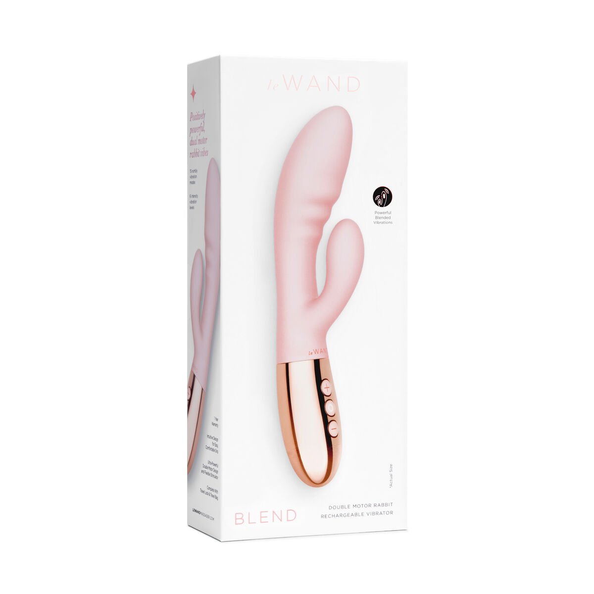 Le Wand Dual Stimulation Vibe Blend Rose Gold Rose Gold