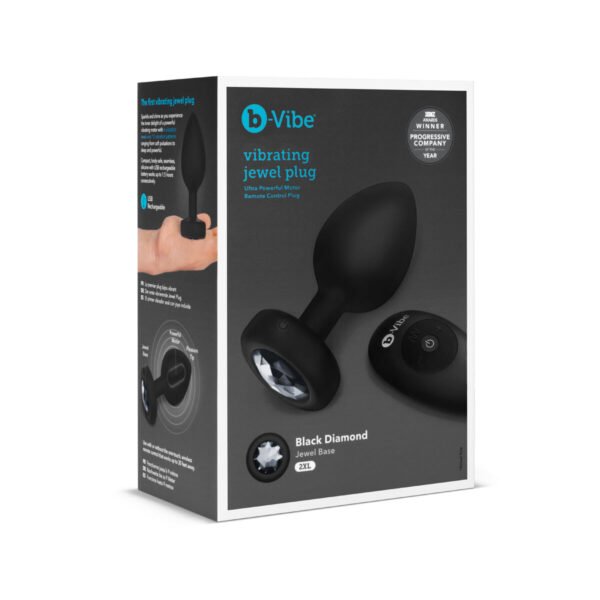 B-Vibe Vibrator Vibrating Jewel Black XXL