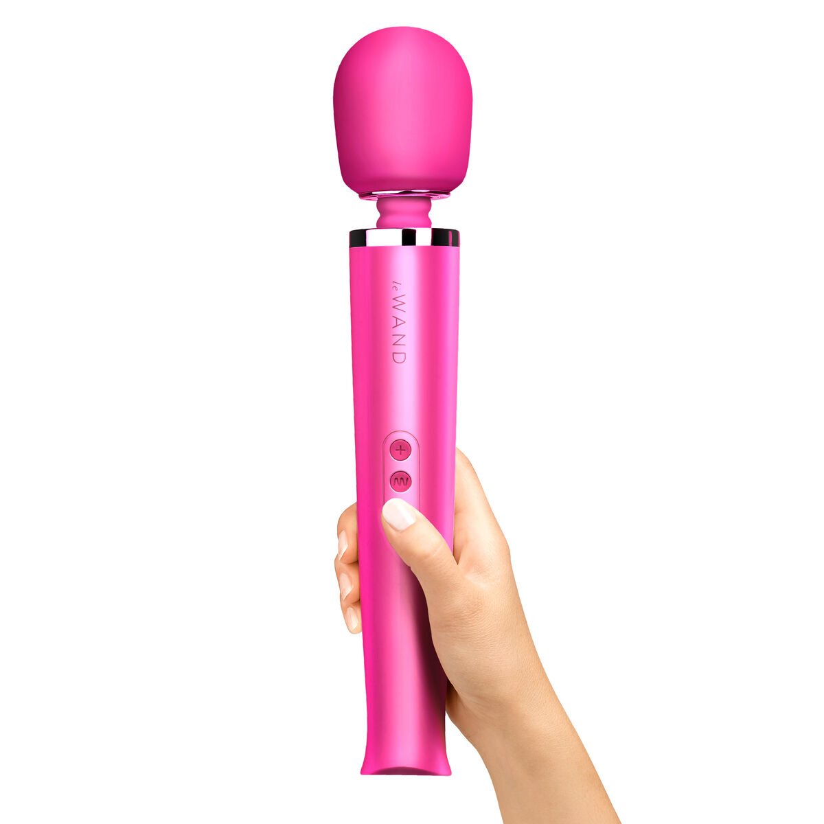 Le Wand PalmPower-Recharge Wand Massager Magenta Pink