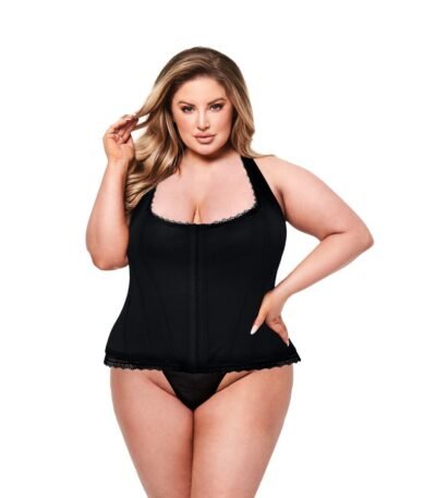 Baci Lingerie Leotard Black 3XL/4XL