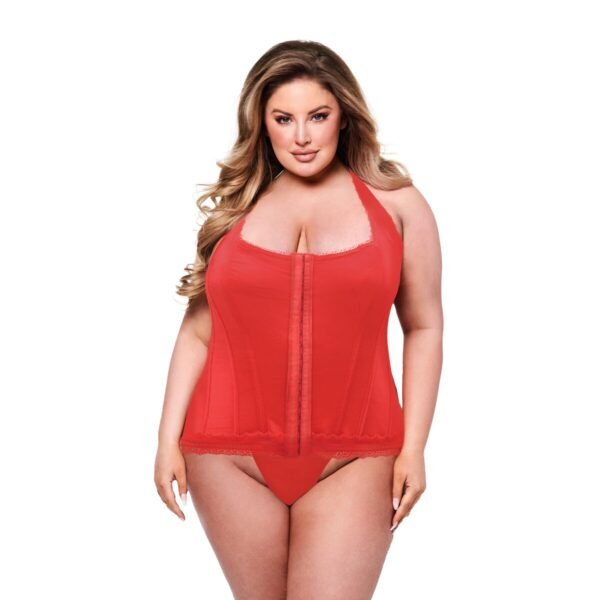 Baci Lingerie Leotard Red 3XL/4XL