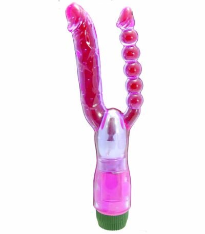 Seven Creations Double Penetration Stroker Xcel Red