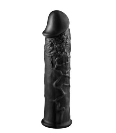 NMC Penis cover Length extender Black Ø 5 cm