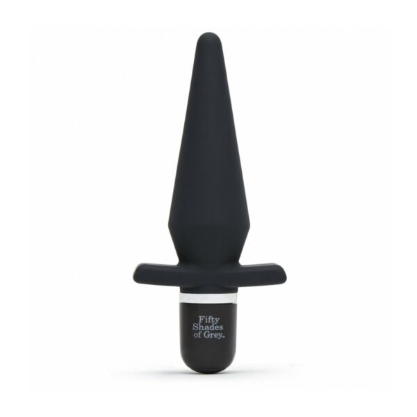 Fifty Shades of Grey Vibrating Anal Plug FIF134 Black