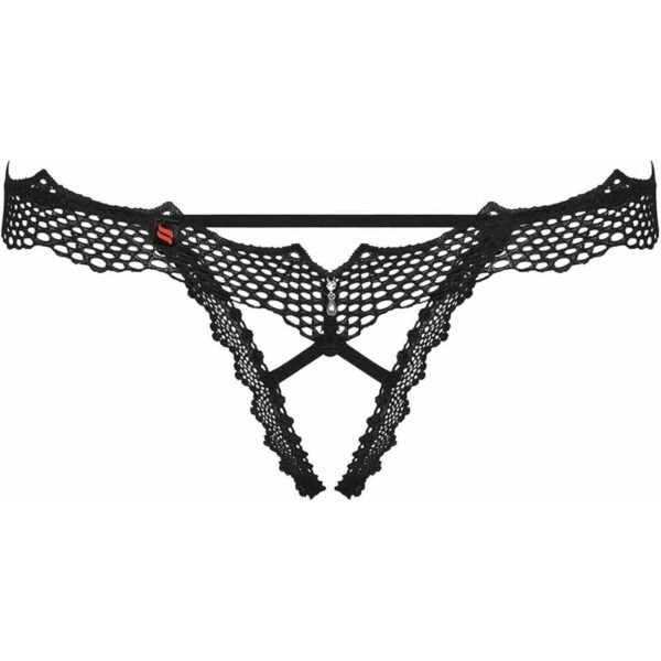 Obsessive Thong Bravelle Black L/XL