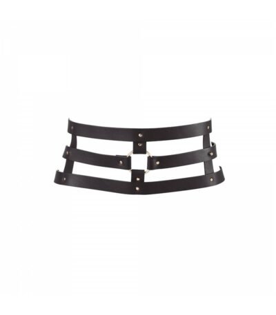 Bijoux Indiscrets Black Belt with Chain Maze 11499