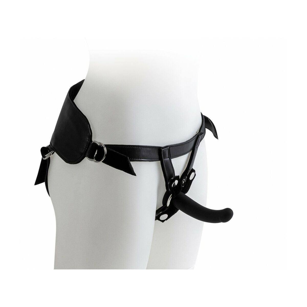Virgite Strap-On Dildo Black S
