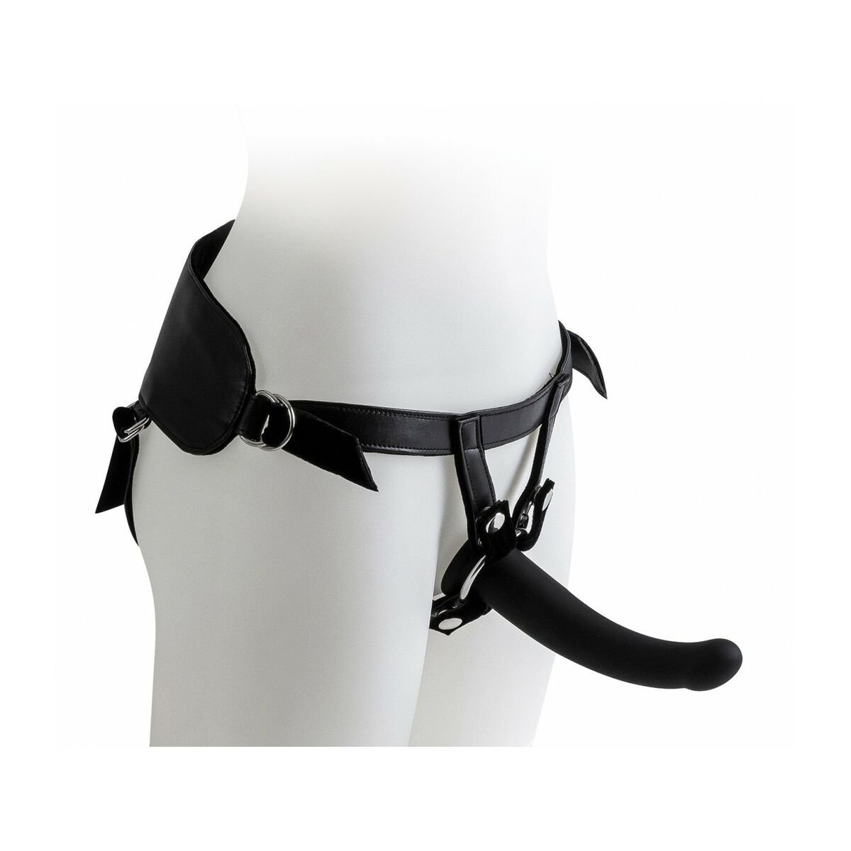 Virgite Strap-On Dildo Black L