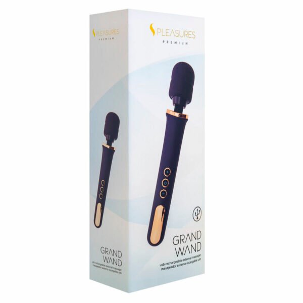 S Pleasures Massager Grand Wand Golden Purple