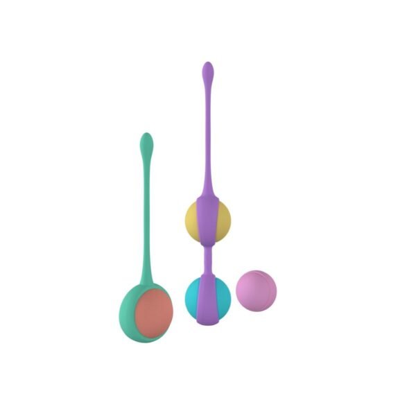 Party Color Toys Weighted Kegel Training Kit Silicone 3 Pieces