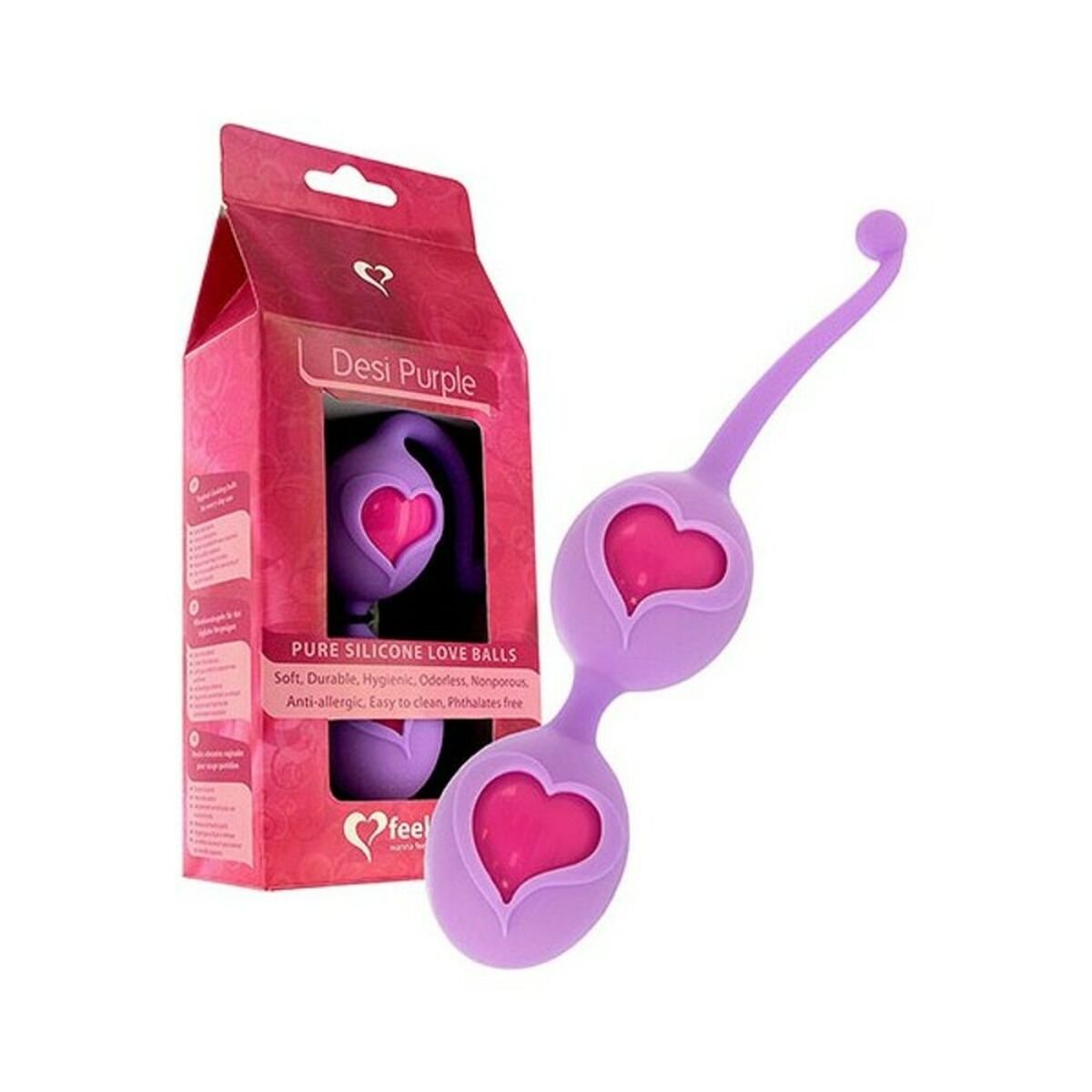 FeelzToys Orgasm Balls Desi Purple Silicone