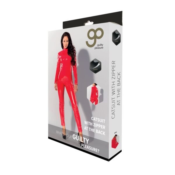Guilty Pleasure Erotic Costume Catsuit Red M