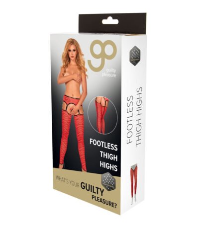 Guilty Pleasure Stockings Red (S)