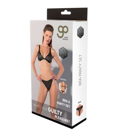Guilty Pleasure Underwear Set Black (XL)