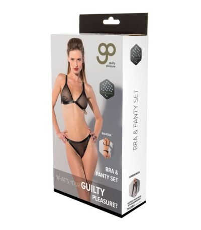 Guilty Pleasure Underwear Set Black (XL)