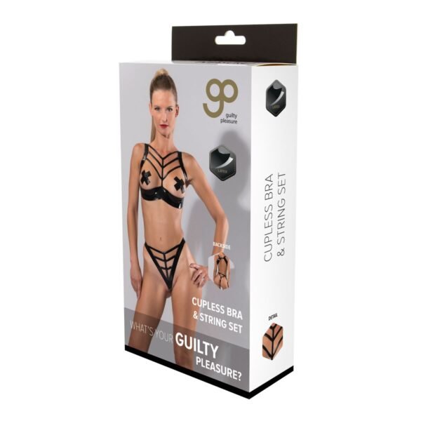 Guilty Pleasure Underwear Set Black (XL)