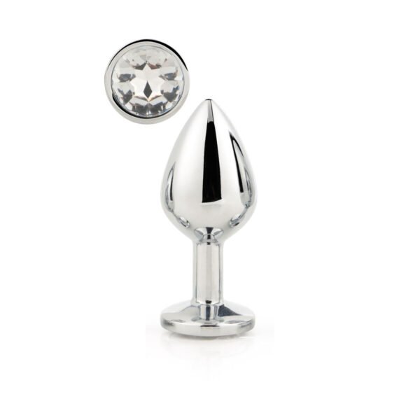 Dream Toys Anal plug Gleaming Love Silver