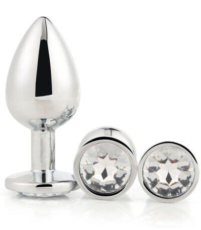 Dream Toys Anal plug Gleaming Love Silver