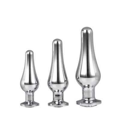 Dream Toys Anal plug Gleaming Love Silver