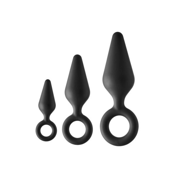Dream Toys Anal plug Fantasstic Black 3 Pieces