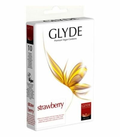 Glyde Condoms Strawberry 18 cm (10 uds)