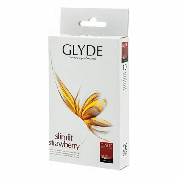 Glyde Condoms Strawberry 17 cm (10 uds)