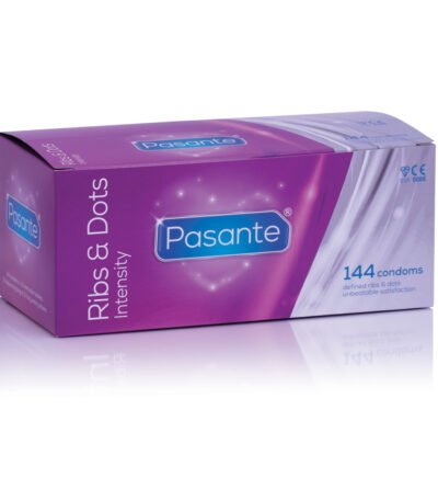 Pasante Ribs & Dots Intensity condoms - 144pcs