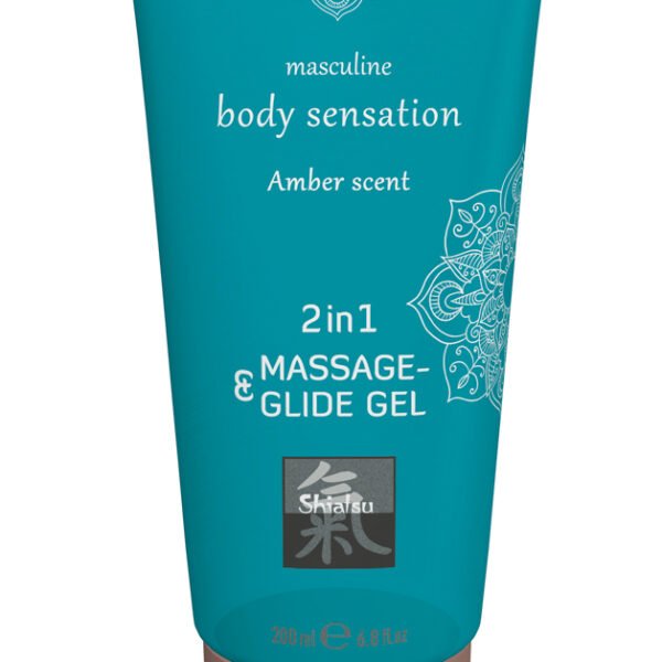 Shiatsu Massage- & Glide Gel 2 in 1 - Amber